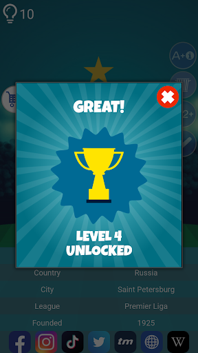 Soccer Clubs Logo Quiz Game APK screenshot
