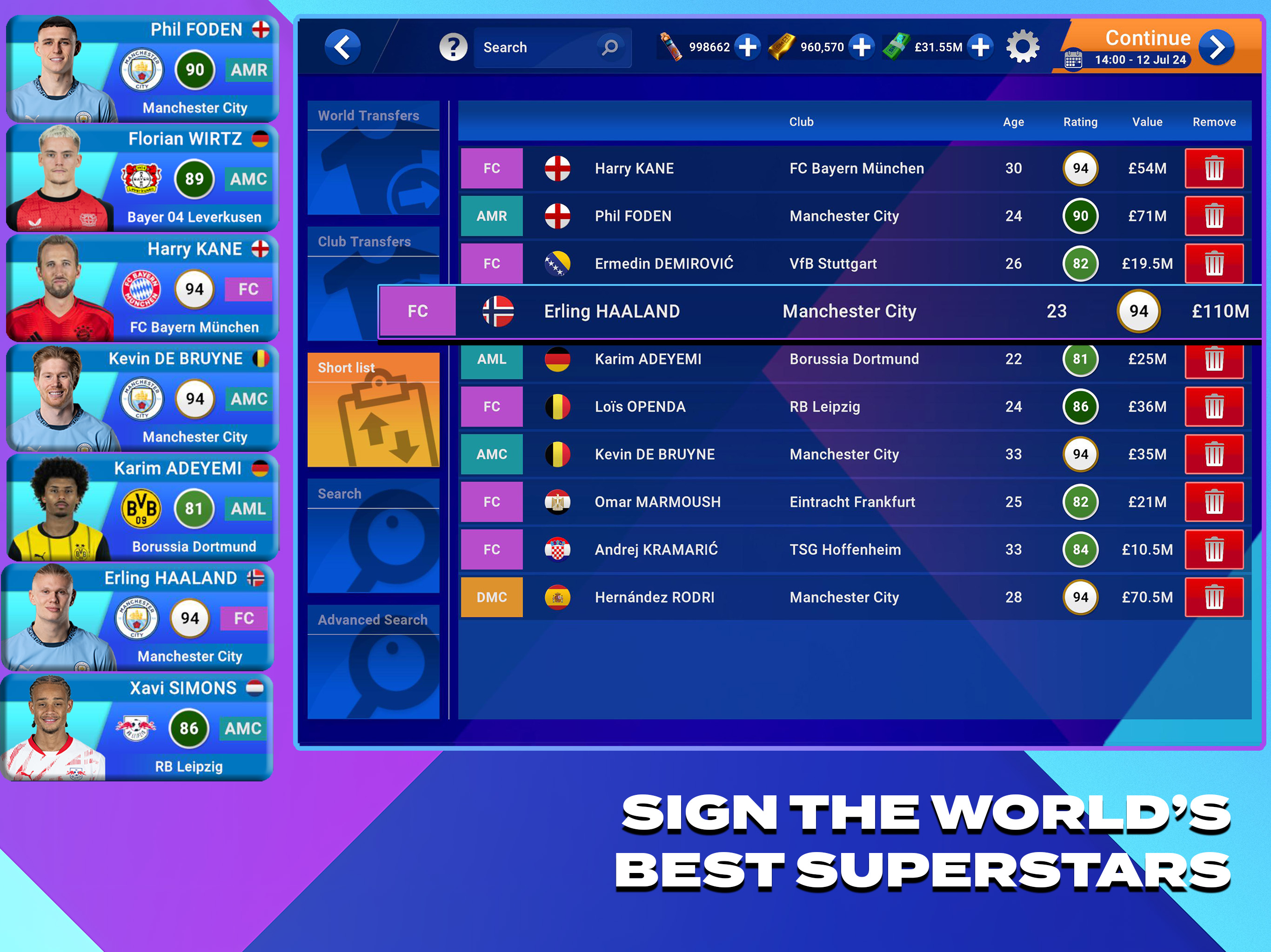 Soccer Manager 2025 - Football screenshot