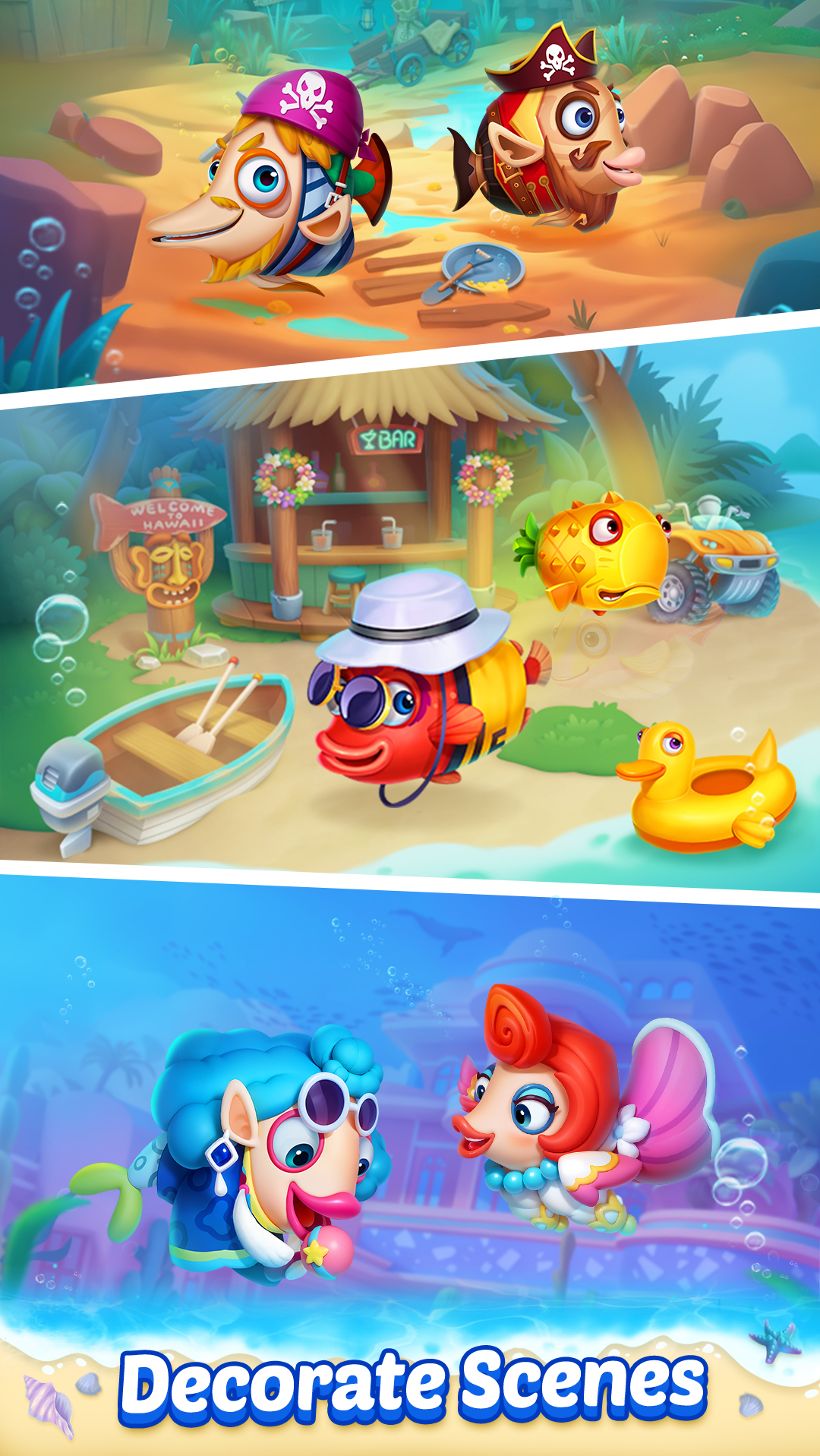 Solitaire 3D Fish APK screenshot