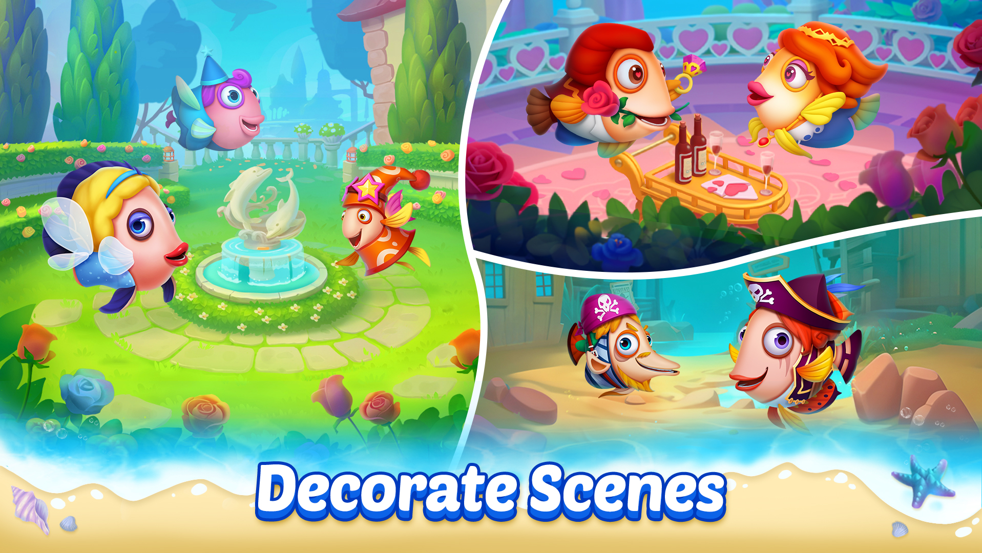 Solitaire 3D Fish APK screenshot