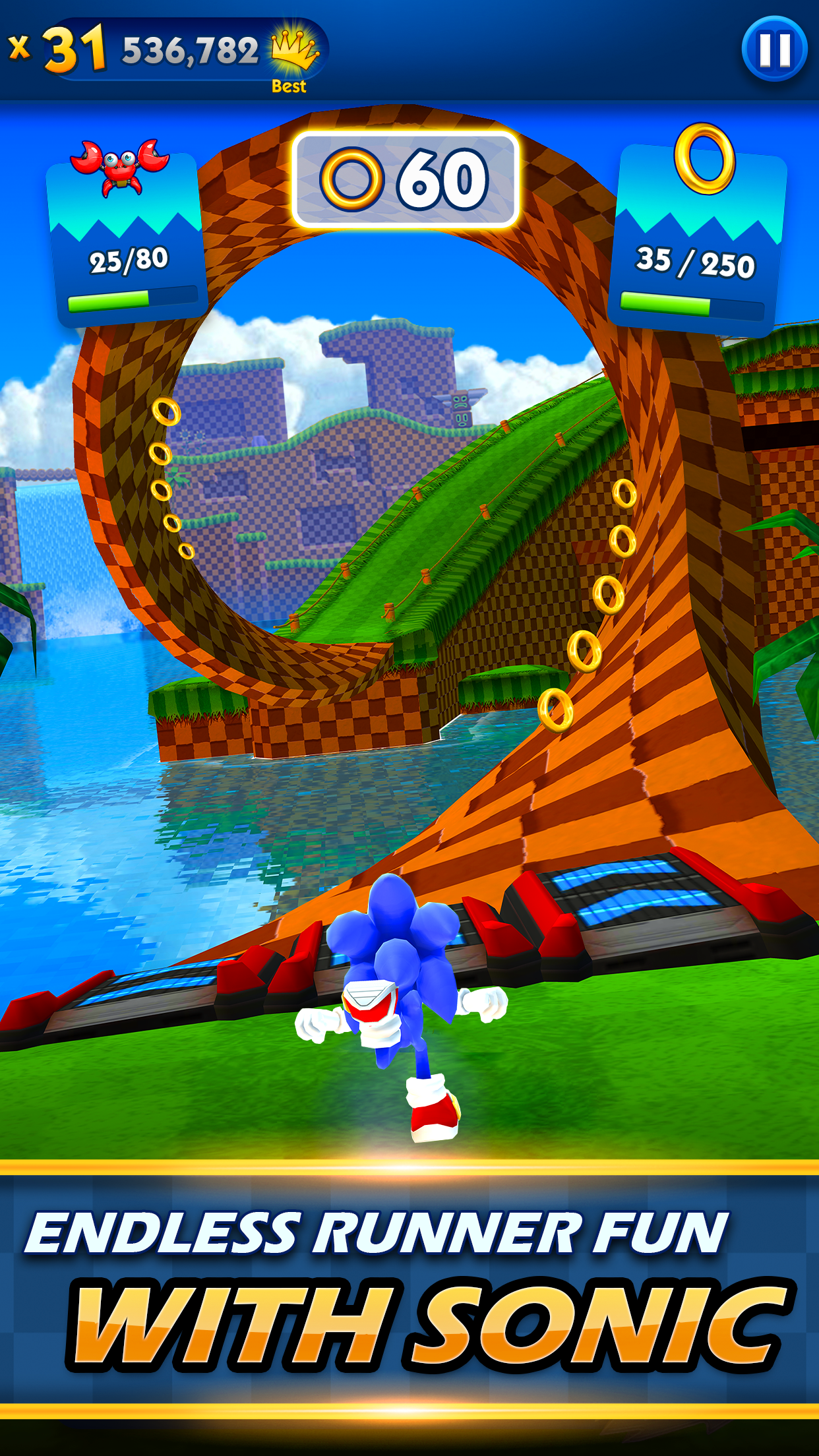 Sonic Dash screenshot