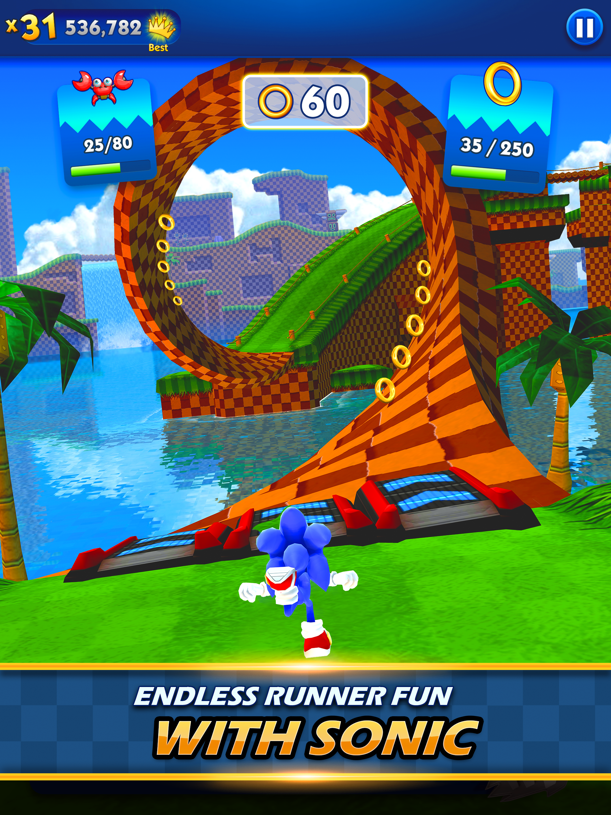 Sonic Dash screenshot