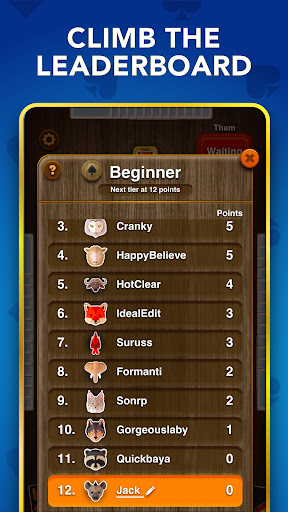Spades - Classic Card Game APK screenshot