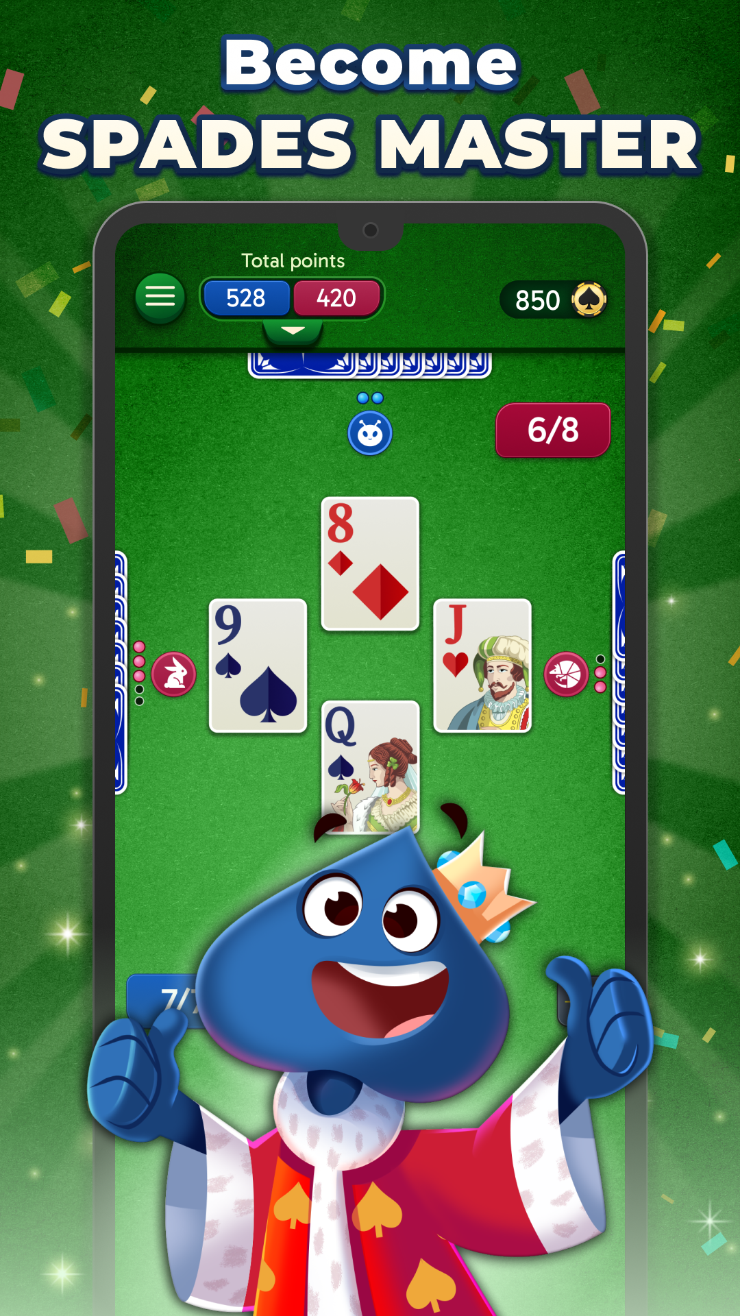 Spades Stars - Card Game APK screenshot