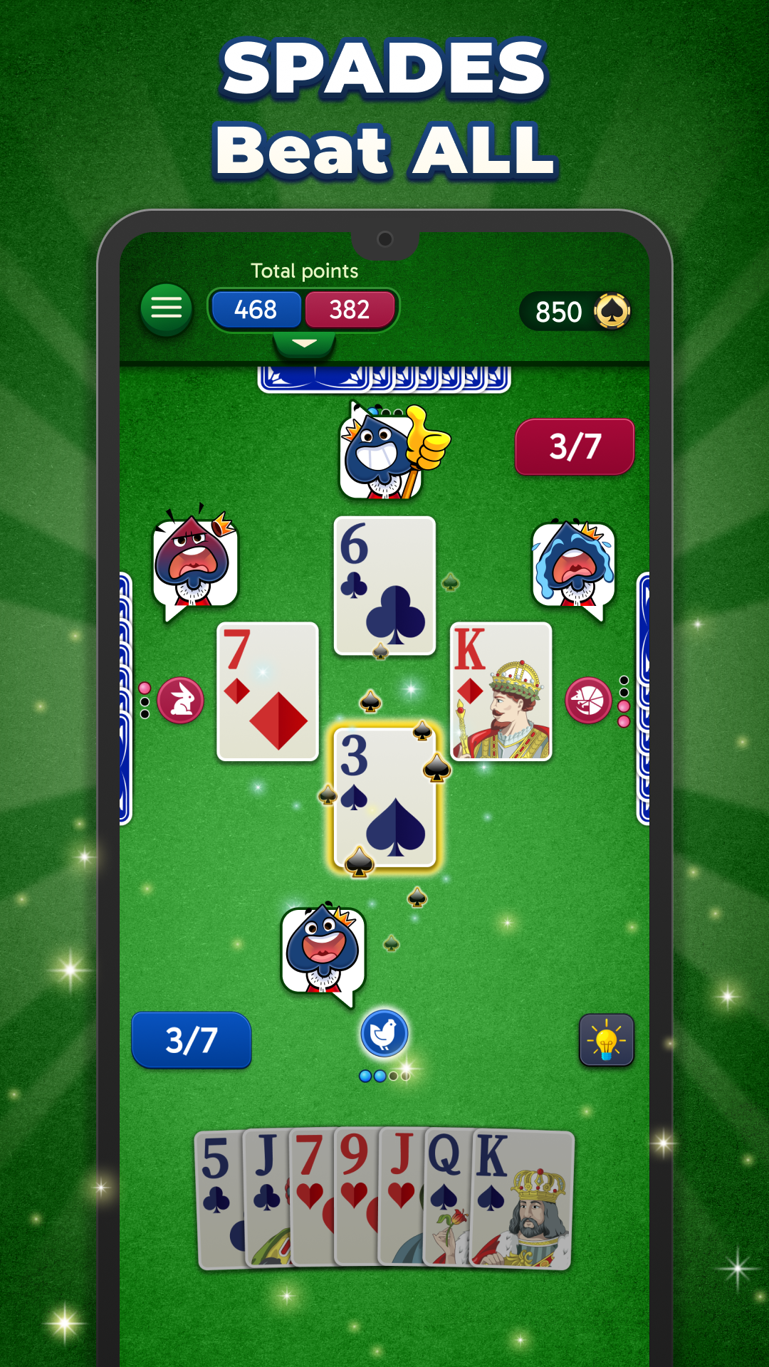 Spades Stars - Card Game APK screenshot