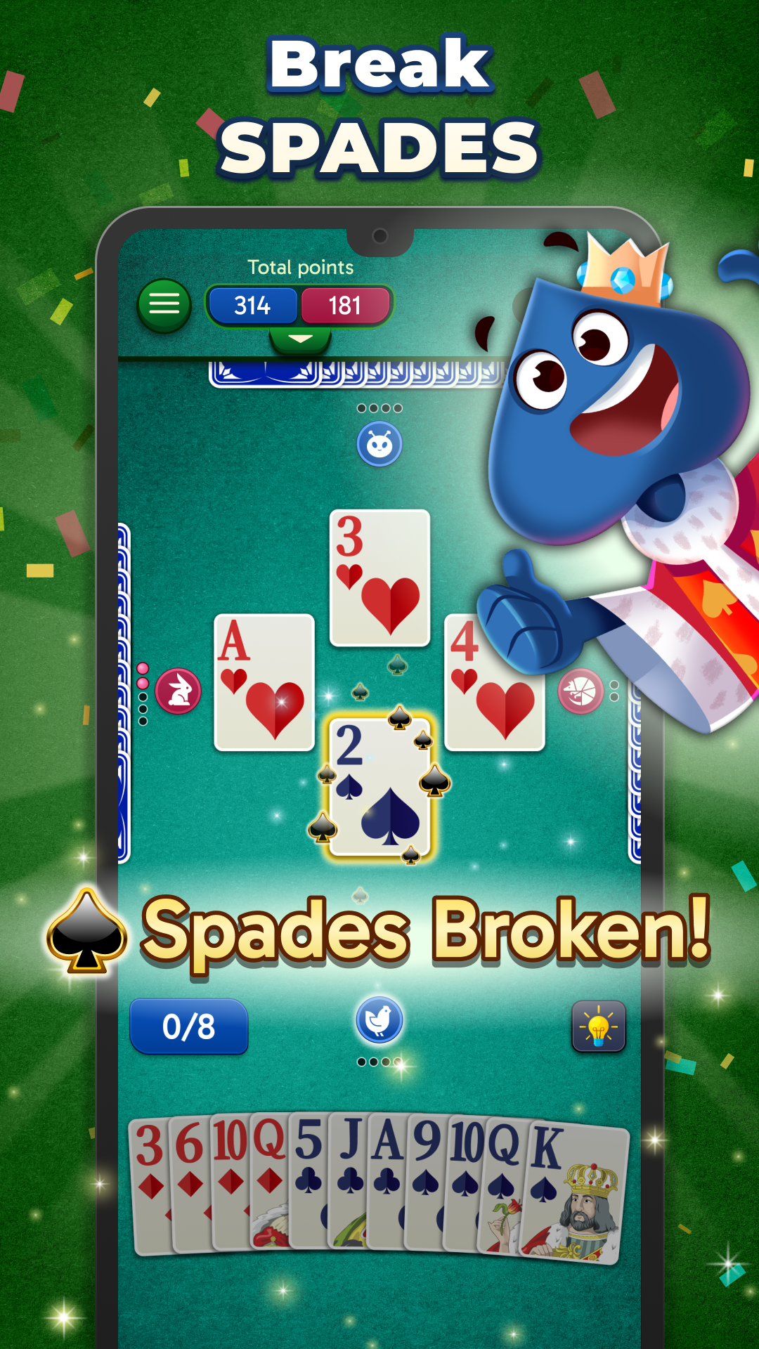 Spades Stars - Card Game APK screenshot
