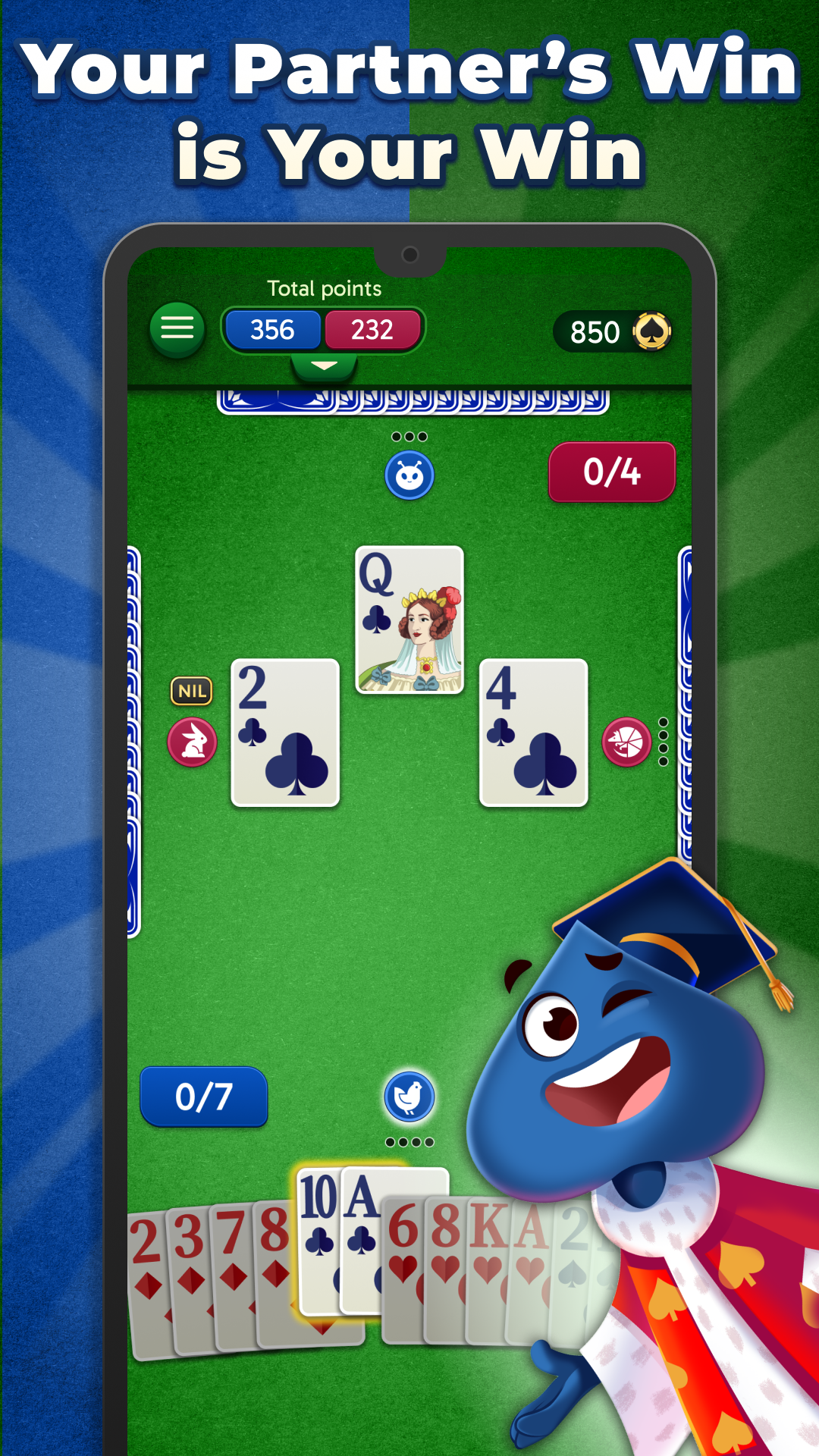 Spades Stars - Card Game APK screenshot