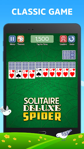 Spider Solitaire Deluxe® 2 APK screenshot
