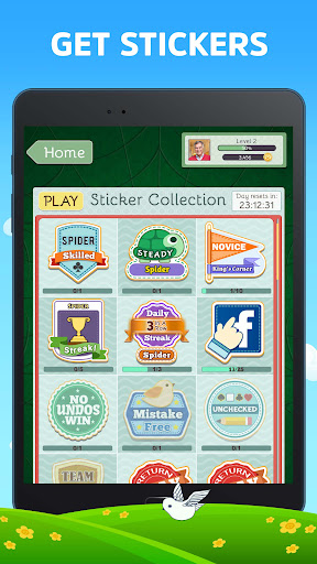 Spider Solitaire Deluxe® 2 APK screenshot
