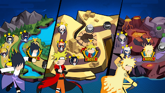 Stick Ninja - 3v3 Battle screenshot