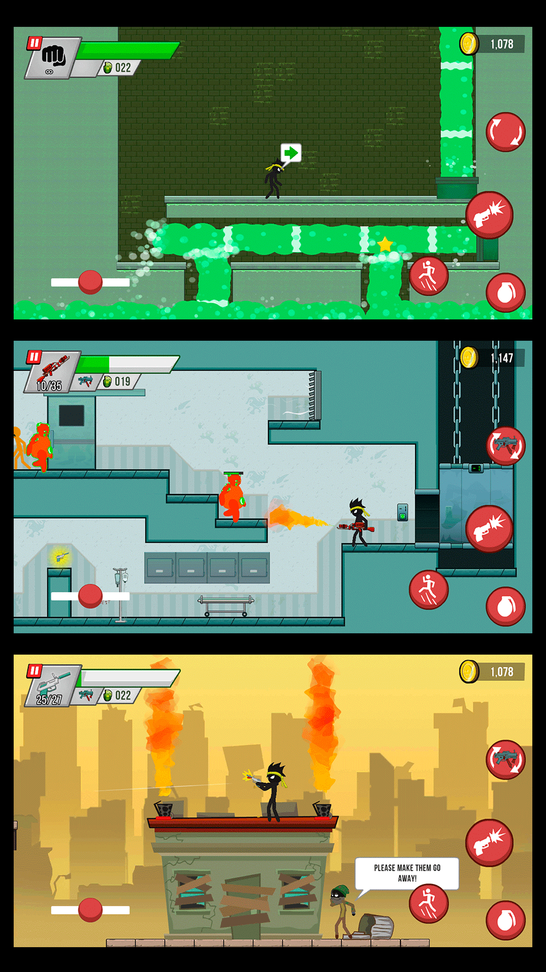 Stick vs Zombies screenshot