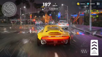Street Racing Car: Night Vegas APK screenshot
