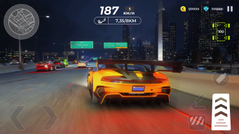 Street Racing Car: Night Vegas APK screenshot