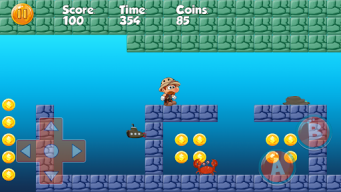 Super Dino Bros - Jungle World APK screenshot