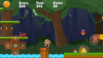Super Dino Bros - Jungle World APK screenshot
