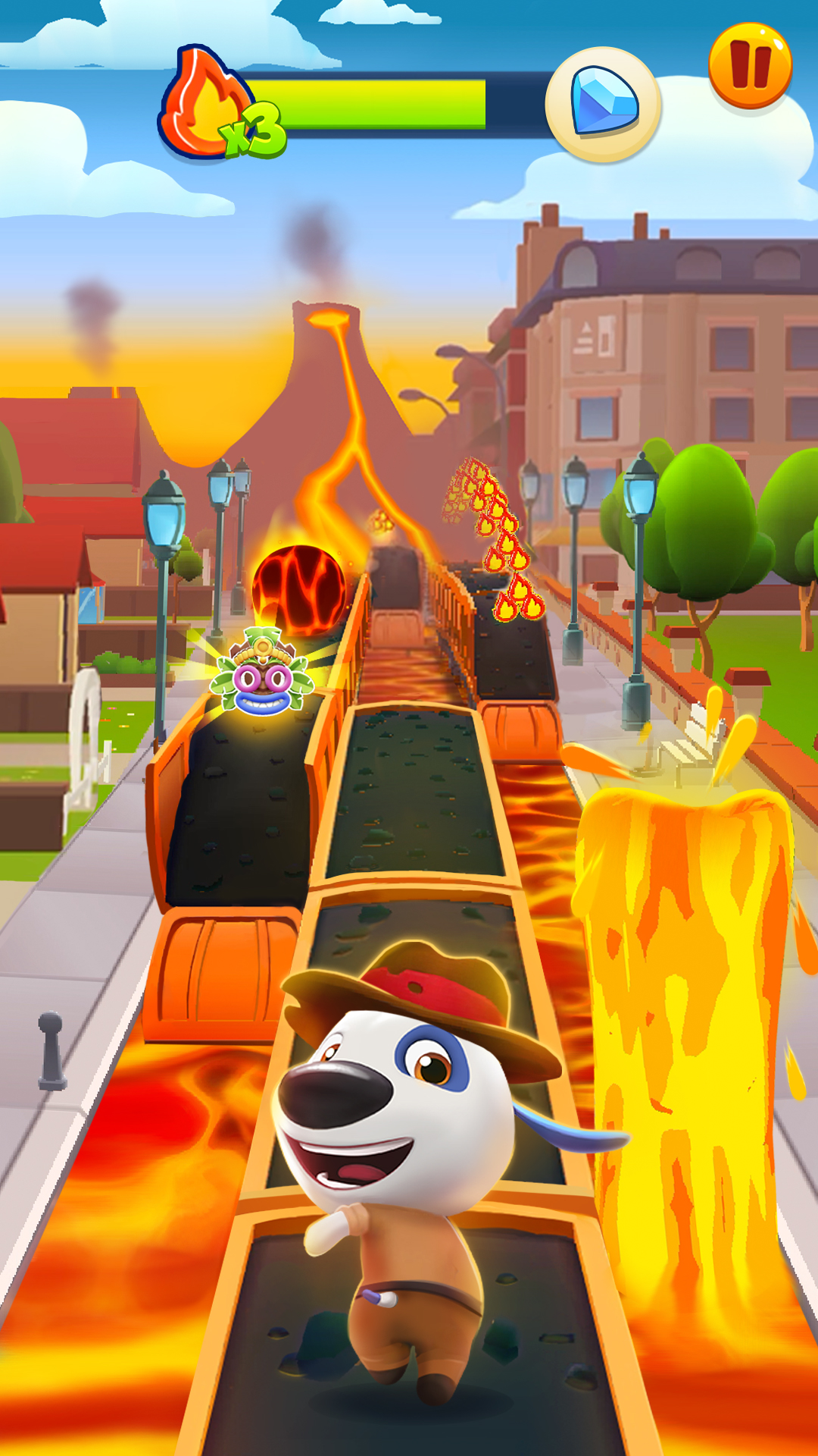 Говорящий Том: бег за золотом APK screenshot
