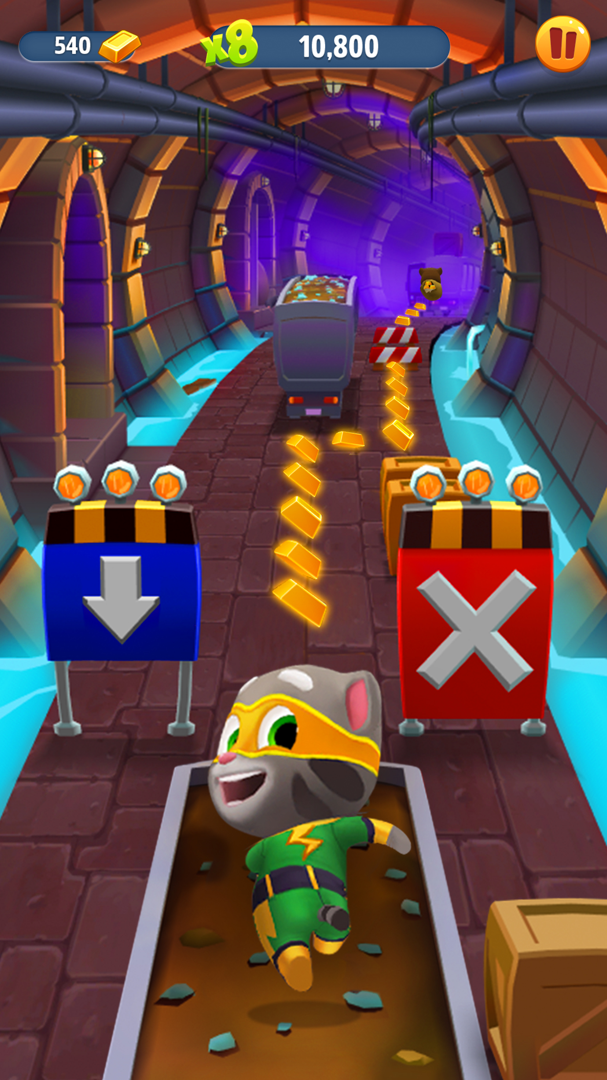 Говорящий Том: бег за золотом APK screenshot