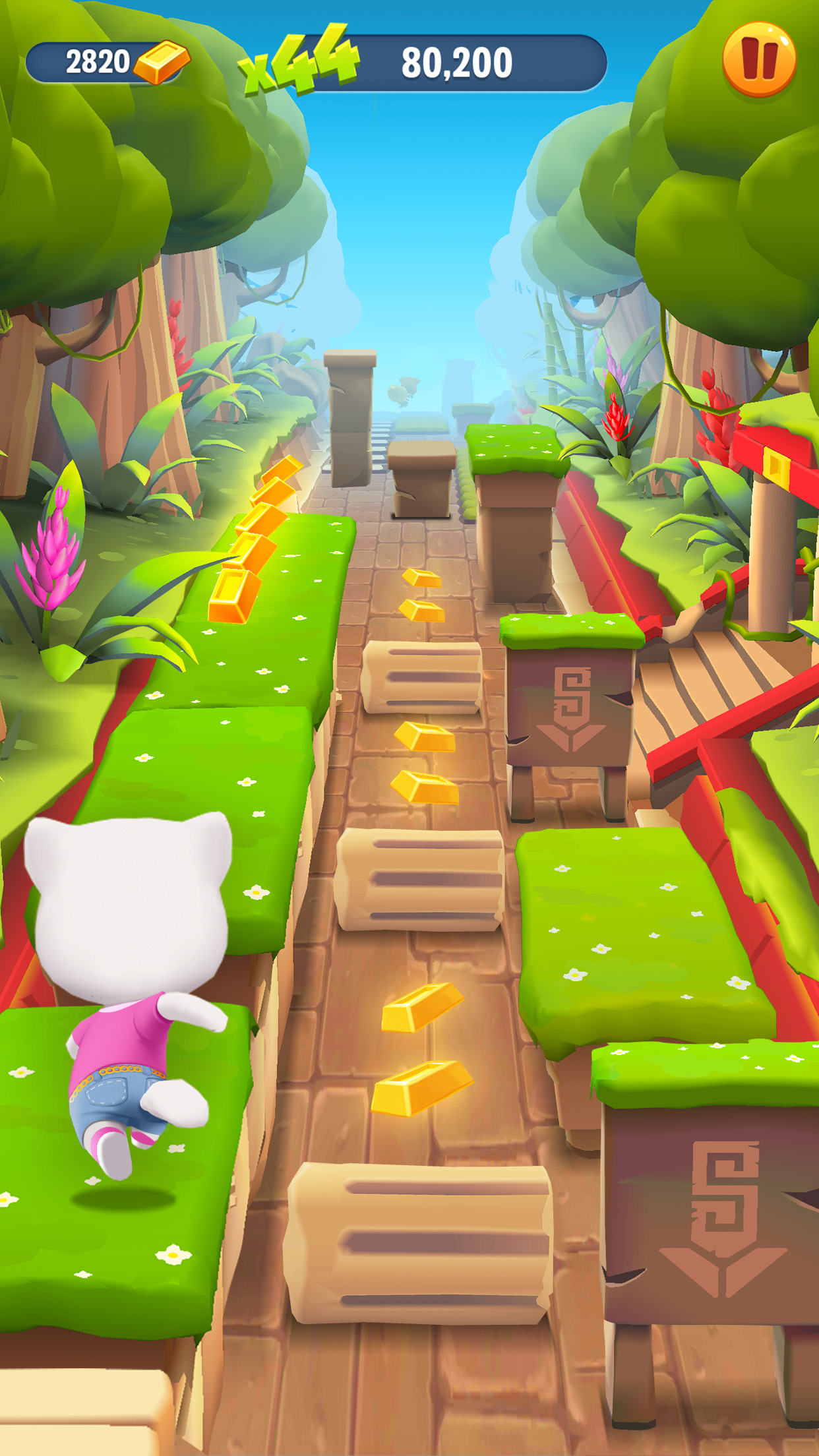 Говорящий Том: бег за золотом APK screenshot