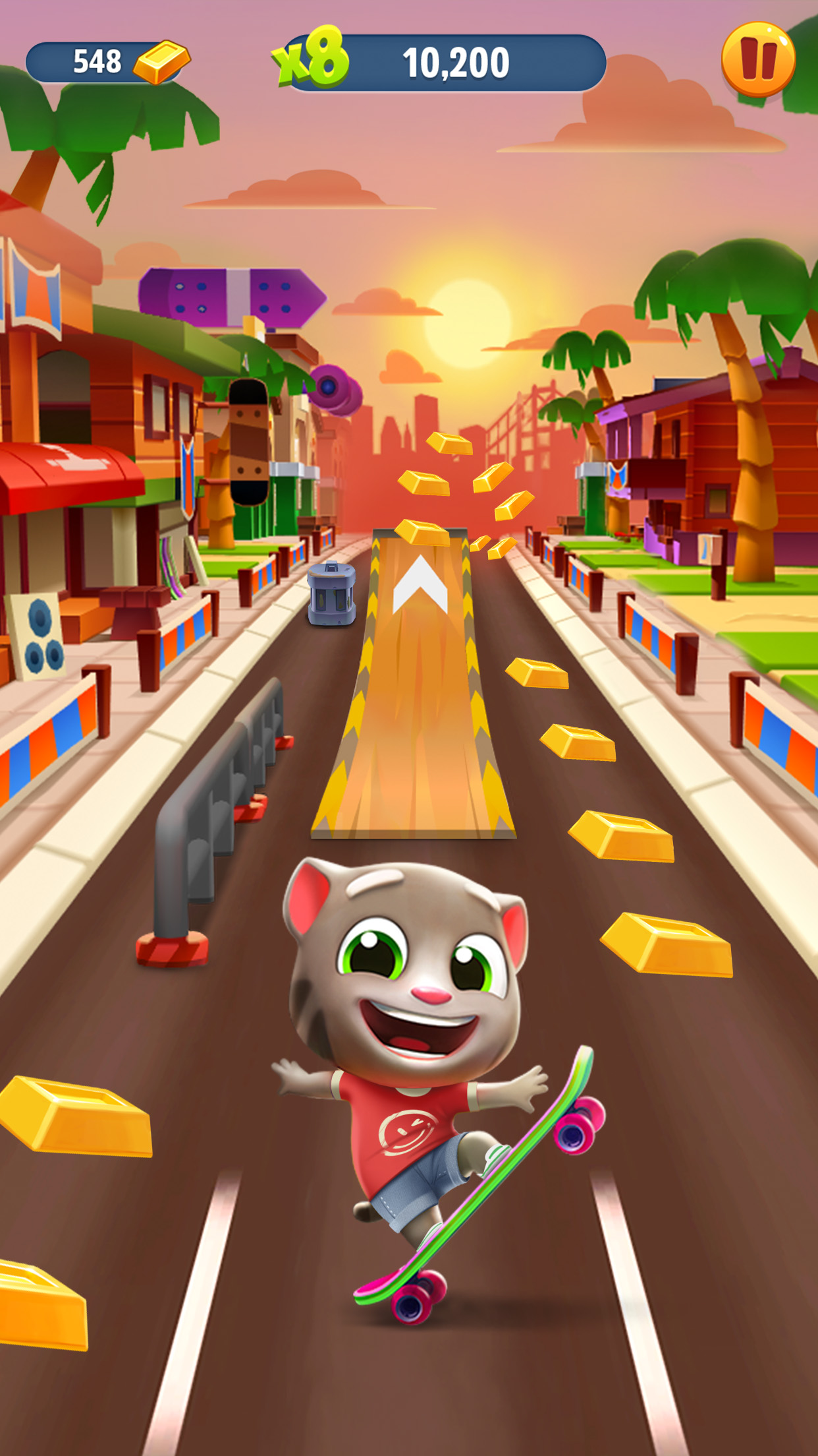 Говорящий Том: бег за золотом APK screenshot