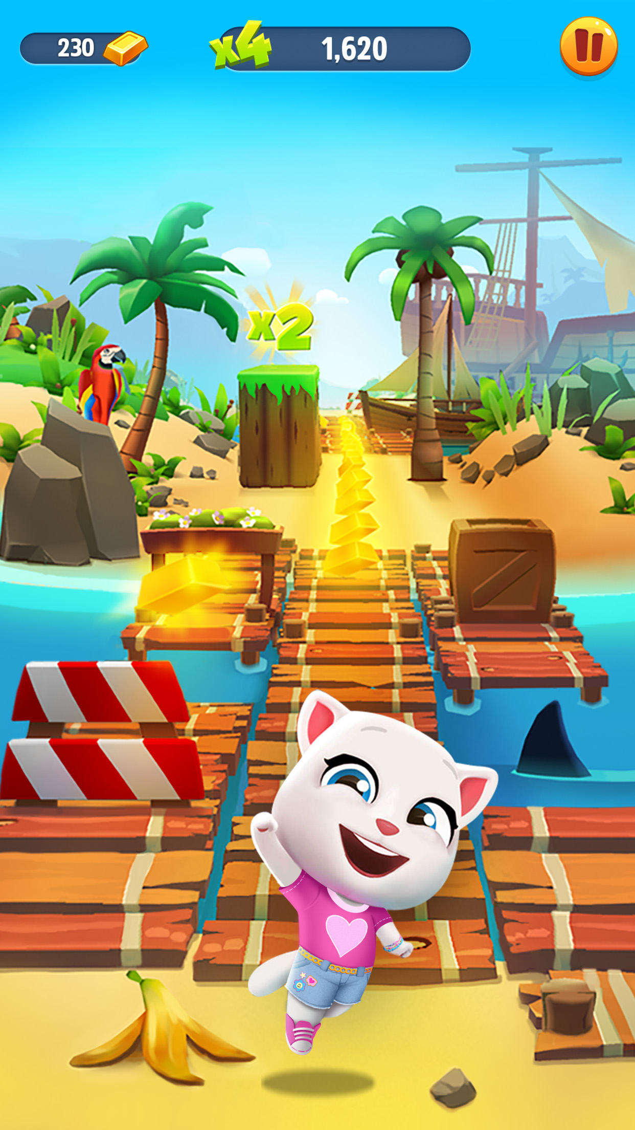 Говорящий Том: бег за золотом APK screenshot