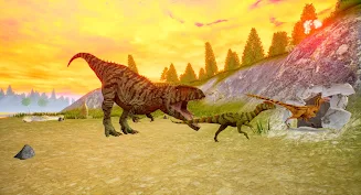 Онлайн Динозавр: Симулятор 3D APK screenshot