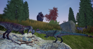 Онлайн Динозавр: Симулятор 3D APK screenshot