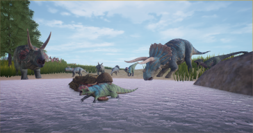 Онлайн Динозавр: Симулятор 3D APK screenshot