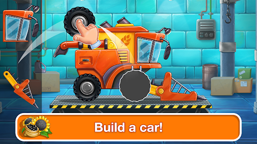 Tractor, car: kids farm games APK screenshot