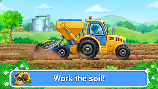 Tractor, car: kids farm games APK screenshot