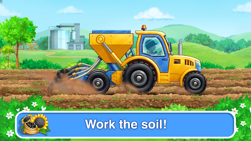 Tractor, car: kids farm games APK screenshot