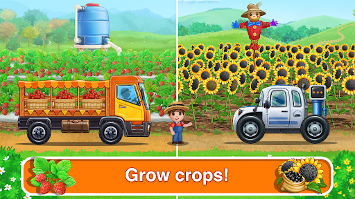 Tractor, car: kids farm games APK screenshot