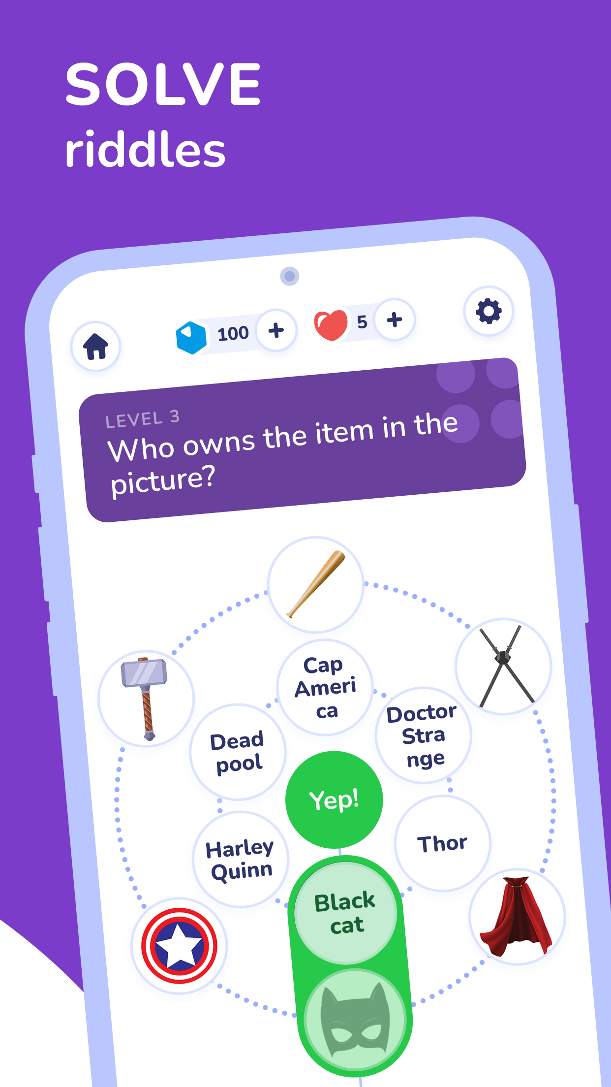 Trivia Spin－Guess Brain Quiz APK screenshot