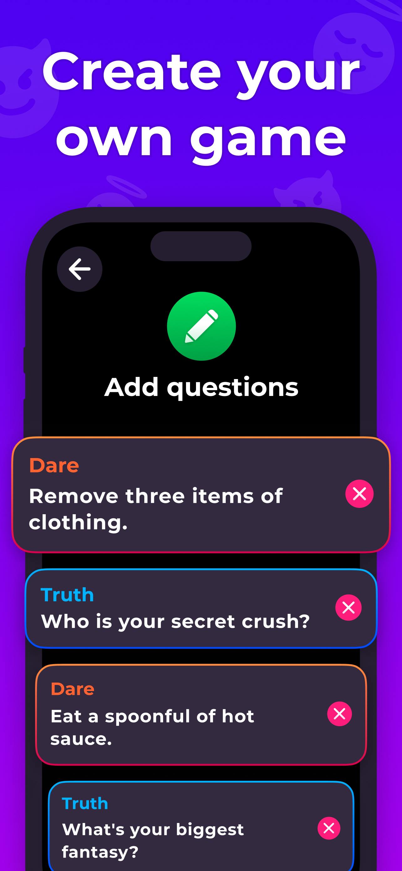 Truth or Dare - Dirty & Spicy APK screenshot