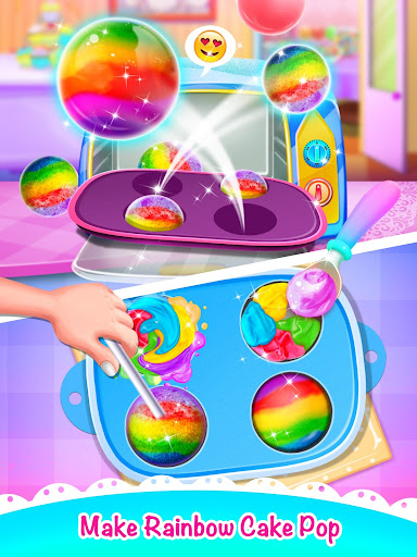 Unicorn Cake Pop Sweet Dessert APK screenshot