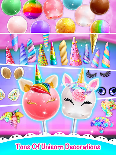 Unicorn Cake Pop Sweet Dessert APK screenshot