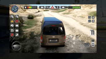 Van Toyota Hiace Simulator screenshot