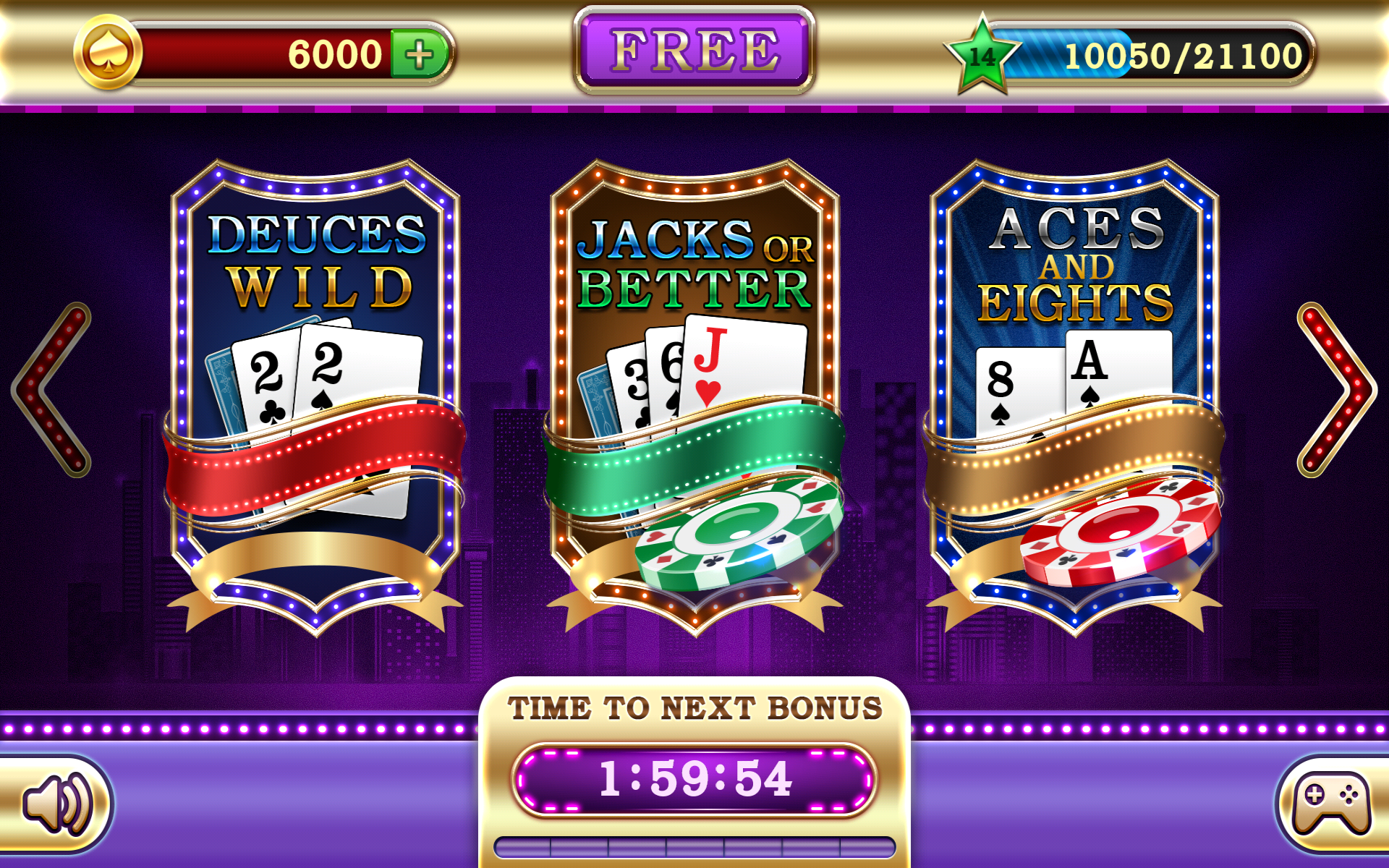 Video Poker screenshot