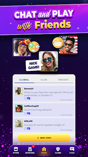 VIP Spades - Online Card Game APK screenshot