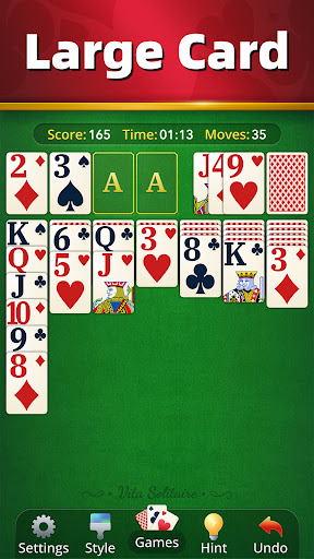 Vita Solitaire for Seniors APK screenshot