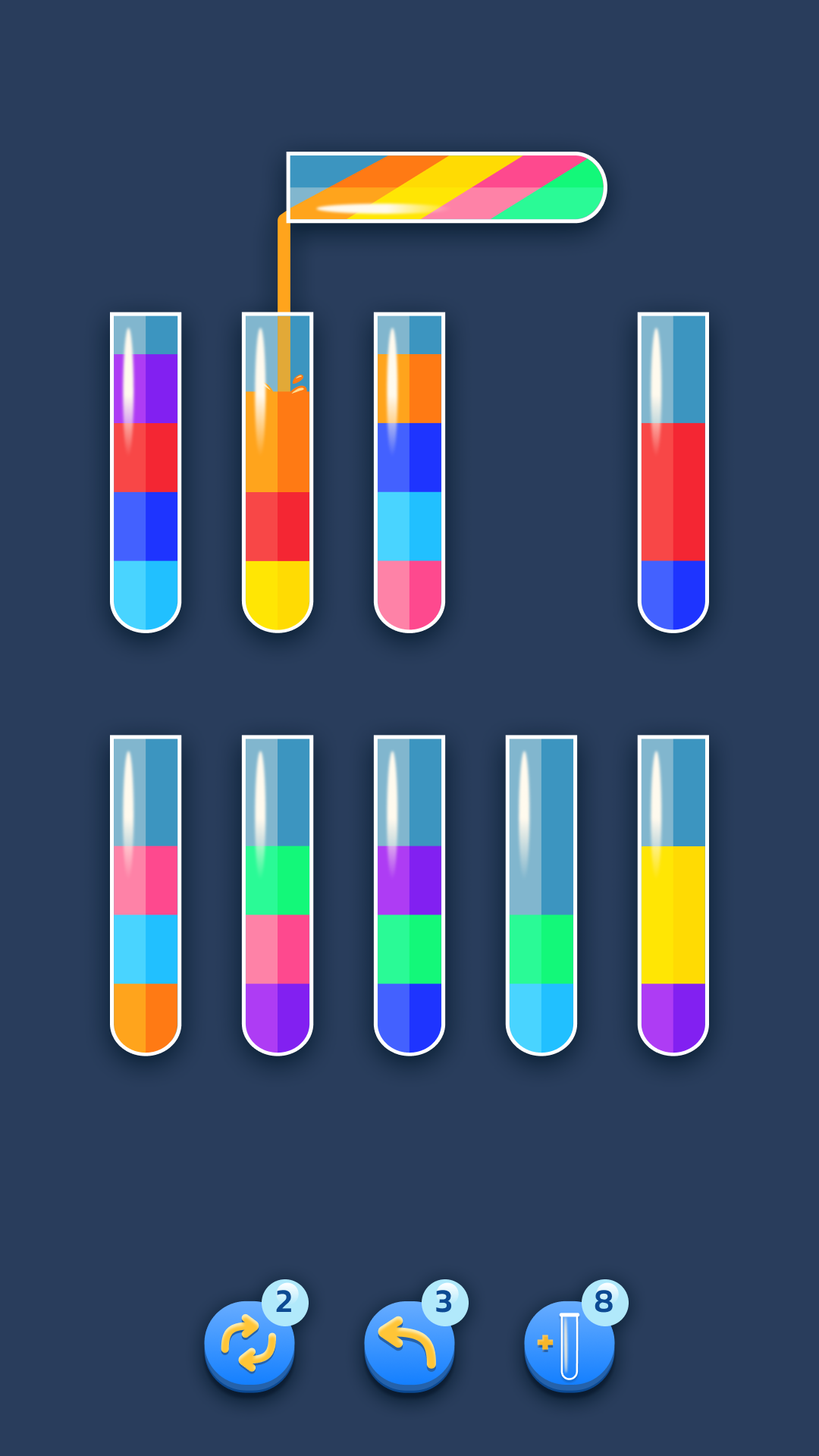 Water Sortpuz - Головоломка APK screenshot