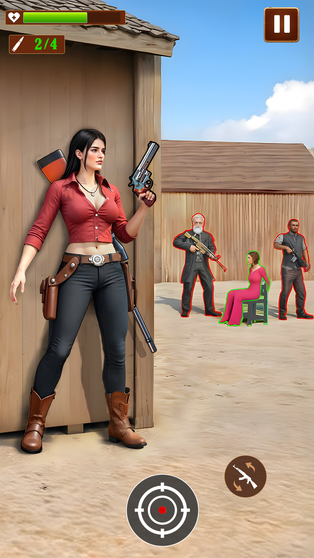 игра на выживание в вестерне APK screenshot