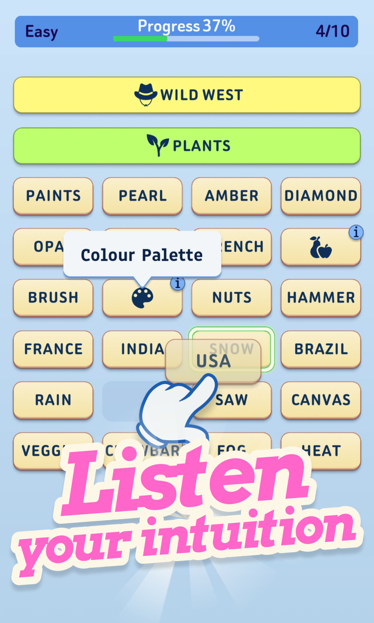 Word Bridges Logic Connections APK screenshot