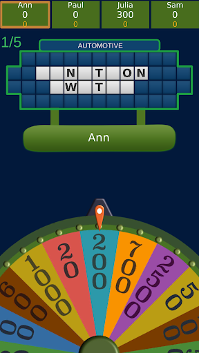 Word Fortune Wheel of Phrases APK screenshot