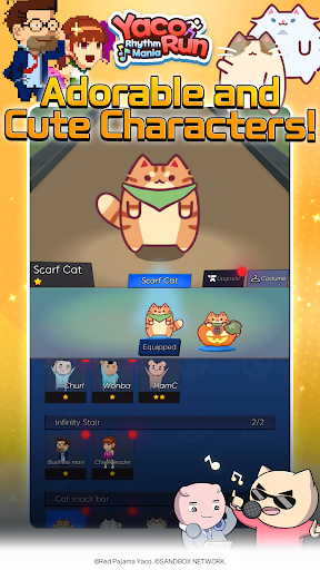 Yaco Run Rhythm - Cat SnackBar APK screenshot