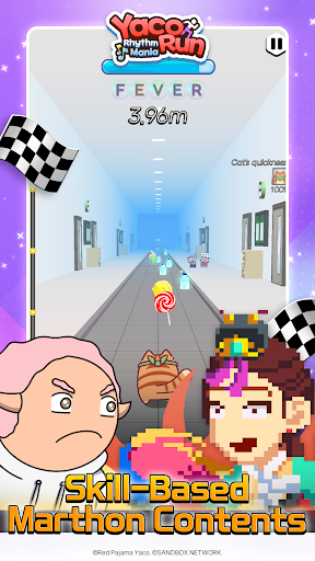 Yaco Run Rhythm - Cat SnackBar APK screenshot