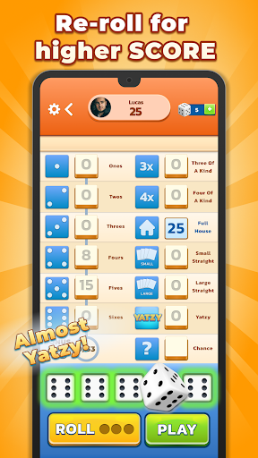 Yatzy - Fun Classic Dice Game APK screenshot