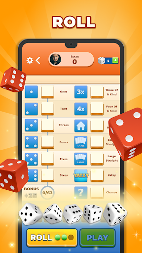 Yatzy - Fun Classic Dice Game APK screenshot