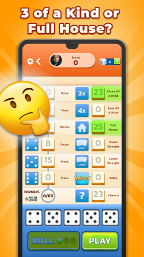 Yatzy - Fun Classic Dice Game APK screenshot