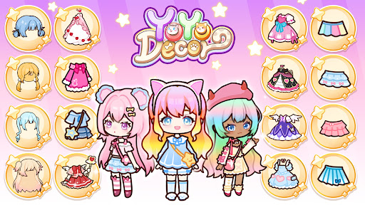 YOYO Decor: Dress Up Games APK screenshot