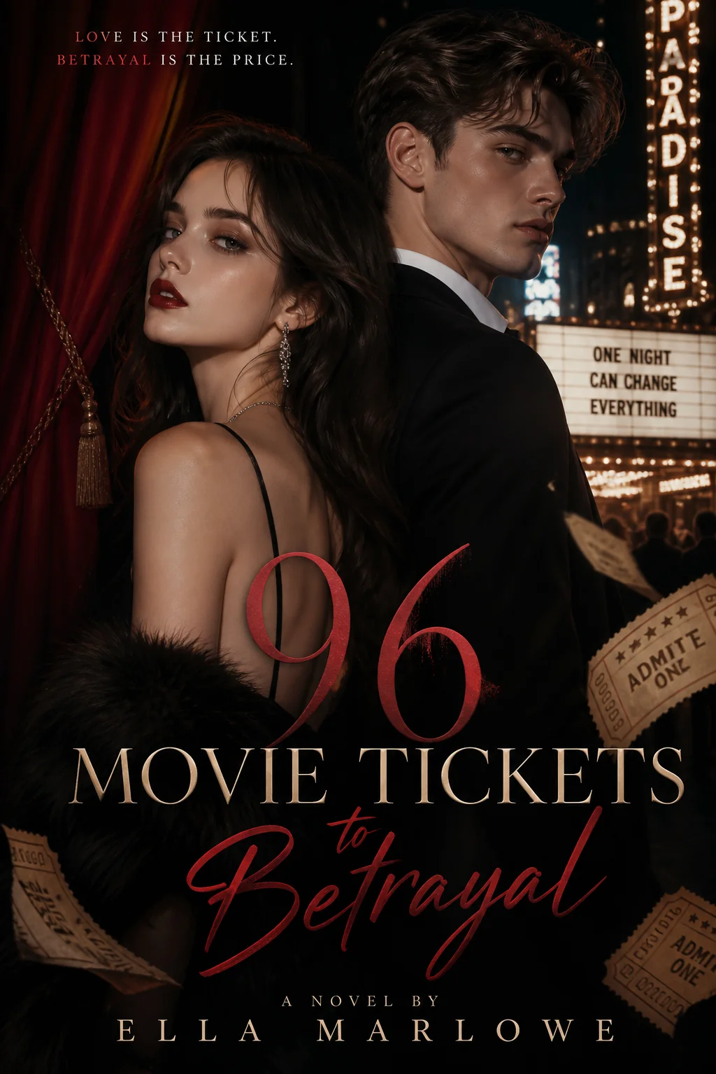 96 Movie Tickets to Betrayal Novel Cover